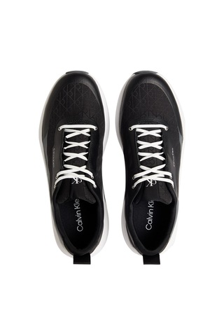 Erkek Chunky Runner Laceup Mix Aop Ayakkabı Ym0ym0145601f Siyah