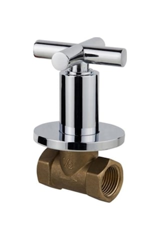 Tema Cross Ankastre Stop Valf 1/2-1/2 69220 Krom