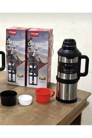 Paslanmaz Çelik 4 Litre 48 Saate Kadar Yalıtımlı Termos