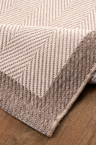 Elit Premium Sisal Jut Halı 1405 Hav Ve Toz Yapmaz Bordürlü Halı Krem-bej Krem - Bej