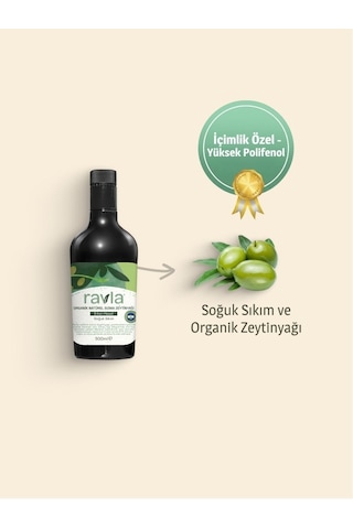 Ravla Organik Erken Hasat Zeytinyağı İçimlik 500ml