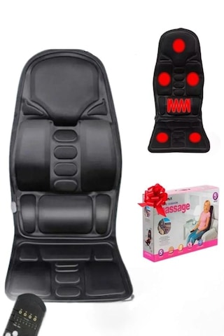 Titreşimli Kumandalı Ofis Ve Araç İçin Koltuk Masaj Minderi Isıtm