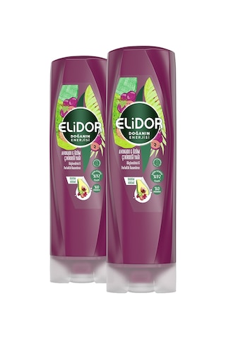 Elidor Avokado Ve Üzüm Çekirdeği Yağı Saç Bakım Kremi 2 x 350 ML