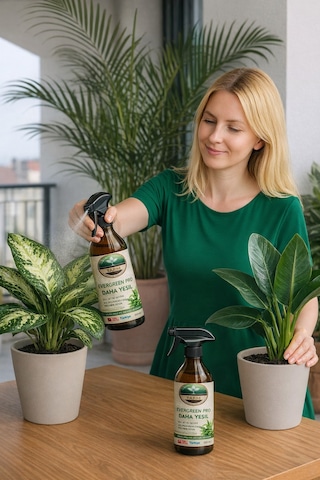 Evergreen Pro Yeşil Bitkiler İçin Organomineral Besin Çözeltisi 500 ML