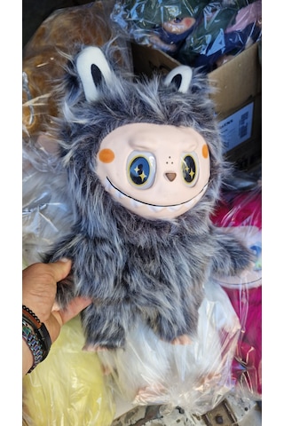 Sevimli Canavar Büyük Labubu Peluş Oyuncak 40 Cm Çok Renkli