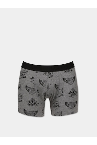 Colin's Colins Modern Fit Baskılı Erkek Gri Boxer Cl1075761 Q1.v2 Mga Gri Melanj