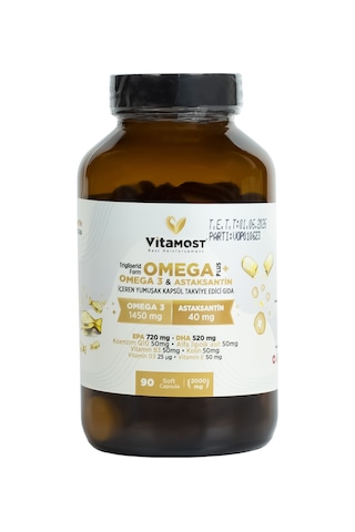Vitamost Omega Plus 90 Kapsül