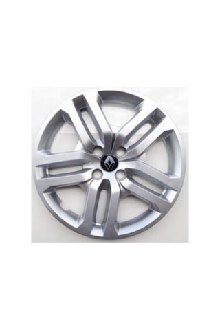 16 İnç Renault Clio 4 Uyumlu Kırılmaz Jant Kapağı 4 Adet Logo