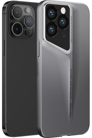 Apple Uyumlu iPhone 15 Pro Max Kılıf Ultra İnce Kamera Korumalı Sert Rubber Safety Telefon Kılıfı
