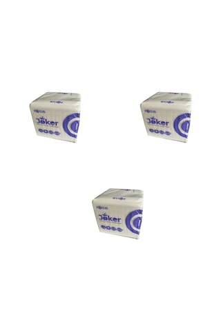 Focus Joker Masaüstü Tek Çek V Katlama Kağıt Dispenser Peçete 2 Kat 3 x 250'li