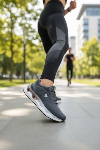 Enoch Erkek Spor Koşu Ve Yürüyüş Ayakkabısı Tam Ortopedik Dalgalı Tabanlı Performans Modeli Füme