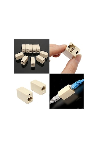 10X ADSL Rj45 Cat5 Cat6 Ek Kablo Uzatma Aparatı