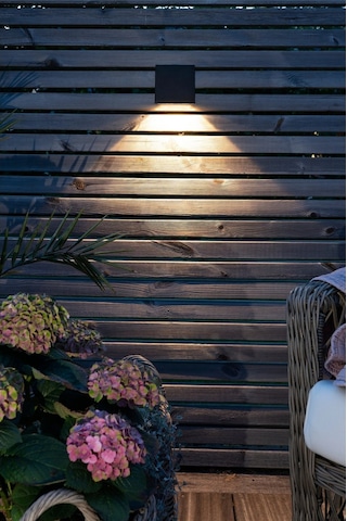 Jotex Wally Solar Duvar Lambası 2'li Set Ip65, 10x10 Cm, Dış Mekan Led Aydınlatma Bahçe Set Üstü Aydınlatma