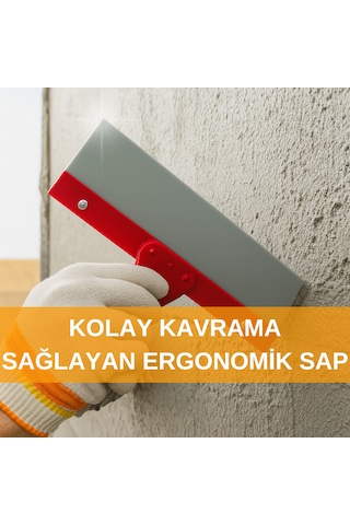30cm Raspa Zemin Duvar Yer Tavan Köşe Büyük Profesyonel Kırmızı
