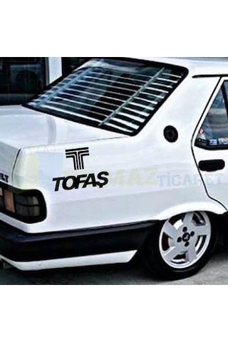 Tofaş Logo Oto Sticker Çıkartma Yapıştırma Kaput Araç Etiket 2 Ad