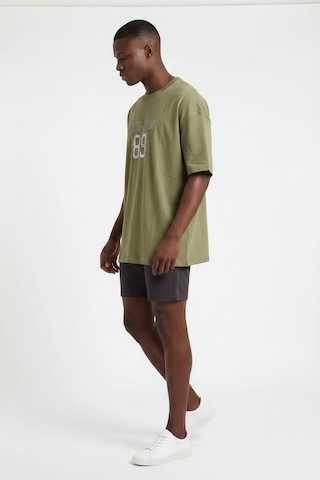 Blow Up Future Gen 89 Haki Oversize Erkek T-shirt 141535 Siyah