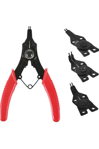 Egman Seti 4 Parça Farklı Model - Çok Fonksiyonlu Değiştirilebilir Başlıklı Yaylı Pense 1 Adet