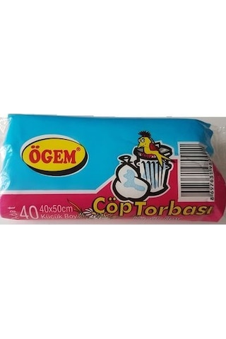 Ögem Küçük Boy Çöp Torbası 50 Adet Şeffaf 40 x 50 CM Ögem Küçük Boy Çöp Torbası 50 Adet Şeffaf 40 x 50 CM