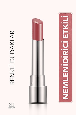 Flormar Nemlendirici Parlak Ruj (Pembe) - Sheer Up Lipstick New - 011 Rosy Lust - 8682536012096