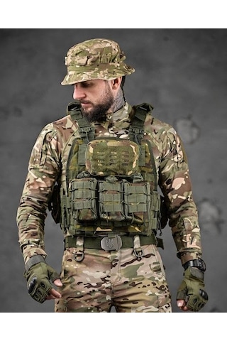 Single Sword Single Sword Ekonomik Pratik Hücum Yeleği, Multicam Çok Renkli