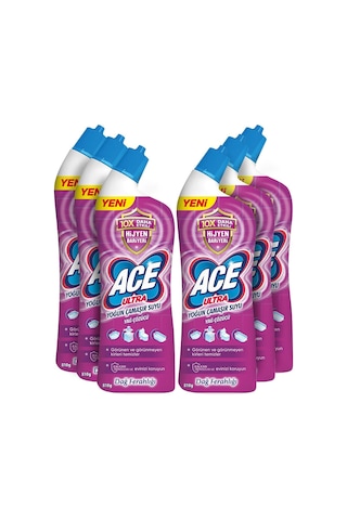 Ace Ultra Power Jel Kıvamlı Çamaşır Suyu Dağ Tazeliği 810G X 6 Adet