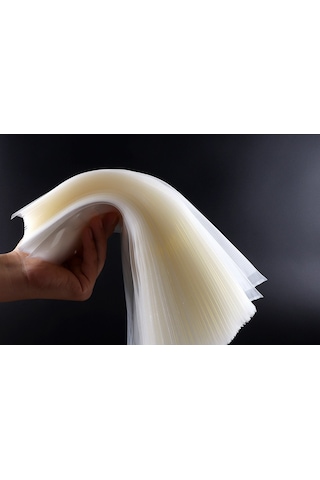 Klikal Gofrajlı Tırtıklı Çok Katmanlı Vakum Poşeti -Torbası 50 Adet - 15 x 20 CM