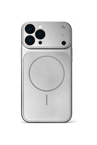 Apple iPhone 13 Pro Max Uyumlu Kamera Korumalı Magsafe Wireless Şarj Özellikli Full Glass Arka Kapak