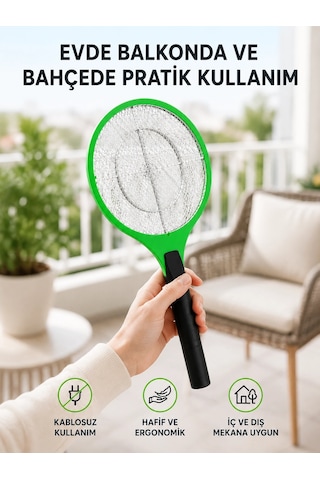 Pil İle Çalışan Elektronik Sinek Öldürücü - Çocuk Ve Evcil Hayvan Dostu Tasarım