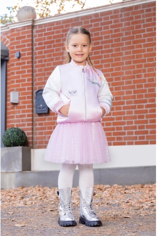 Kız Çocuk Sim Baskılı Tütü Etek Mnt25k240 Pembe