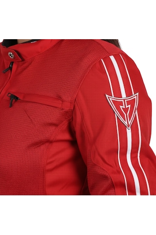 Venom Motosiklet Montu Yazlık Kadın Jessy Fileli Red Motorcu Mont