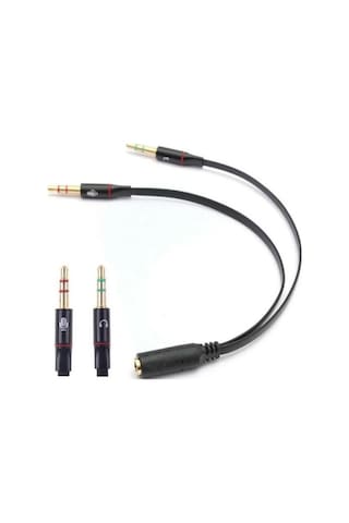Kulaklık ve Mikrofon Ayırıcı.Stereo Aux Kulaklık Çoklayıcıkablolu