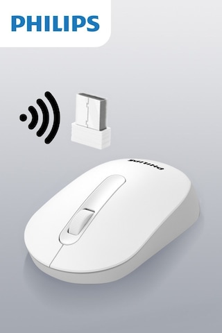 Philips Spk7402 M402 Beyaz Kablosuz Wireless Mouse