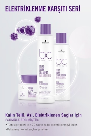 Schwarzkopf Bc Clean Elektriklenme Karşıtı Kür 200 ML