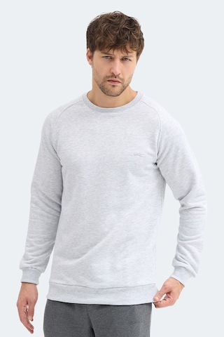 Slazenger Nadav Erkek Taş Gri Sweatshırt Taş Gri
