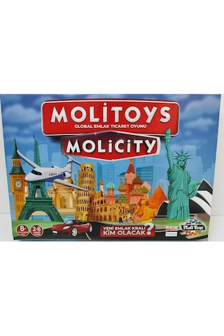 Emlak Ticaret Oyunu Molipoly Molicity Monopoly Monopoli Metropol Mega City Aile Oyunu