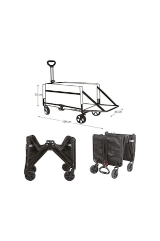 Freecamp Katlanır & Taşınabilir Plaj - Kamp Arabası 120 Litre-1158