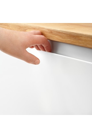 Voxtorp Mat Beyaz 60x40 Cm Entegre Kulplu Mutfak Dolap Kapağı Diğer