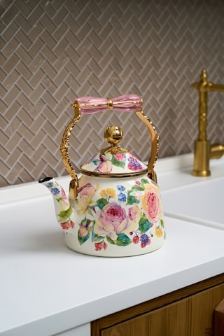 Miss Betty Rose Deluxe Emaye Kettle Demlik Çok Renkli