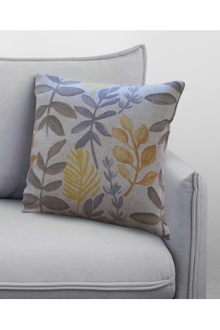 Melodie Keten Kırlent Kılıfı Desenli 45 x 45