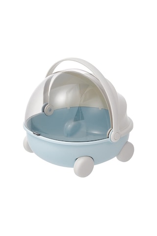 Masaüstü Aperatif Oyuncak Toz Geçirmez Saklama Kutusu-mavi