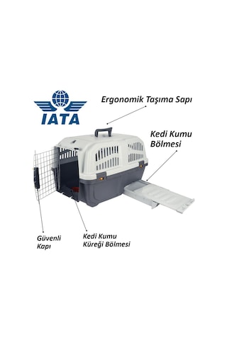 Skudo 3 Kedi Seyahat Çantası (Tuvaletli)