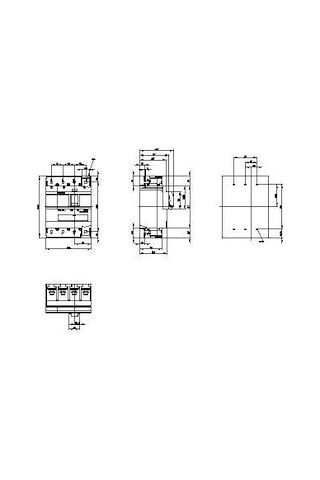 SIEMENS 3VA1463-4EF42-0AA0 Kompakt Şalter 440-630A 4Kutup