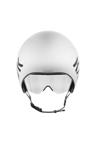 Kask Bambino Pro Time Trial Kaskı Beyaz L 59-62 Siyah