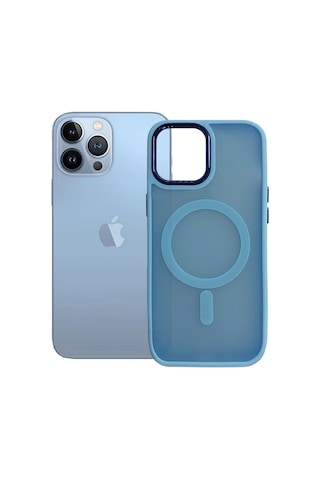 Apple Uyumlu iPhone 13 Pro Max Kılıf Freyax Seri Magsafe Özellikli Silikon Kapak