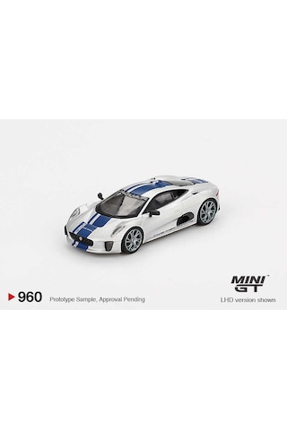 Mini Gt 1/64 960 Jaguar C-x75 Silver