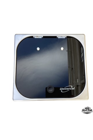 Cam Kapaklı Evye 34 X 32.5 X 15 Cm Üniversal Yatek Karavan Tekne