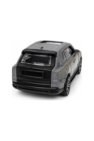 Gri Metal Lüks Suv Oyuncak Araba Açılır Kapılı Bagajlı Çek Bırak Model Araç