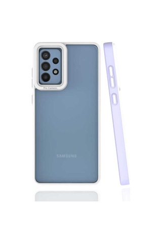 Galaxy A72 Uyumlu Kamera Korumalı Silikon Kılıf