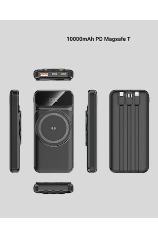 Kablosuz 15w Şarj Destekli 10000 Mah Taşınabilir Powerbank Hızlı Şarj Özellikli Diğer