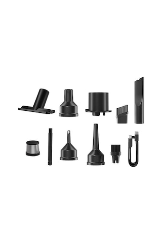 Snapron Snv-3001 100w 17000pa Şarjlı Mini Araç Ve Ev Süpürgesi + Eva Taşıma Çantalı Çok Fonksiyonlu Set Renkli